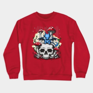 Tiny Dragon and Rotten Skull Crewneck Sweatshirt